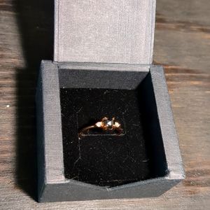 Catbird ring 14k rose gold and black diamond